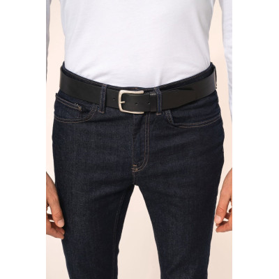 Cinto vintage de couro de homem